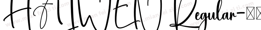 HAIWEN Regular字体转换